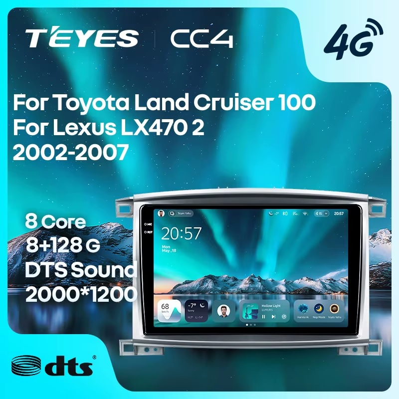 Teyes cc4 для Toyota Land Cruiser 100 2002-2007 Teyes cc4 для Toyota Land Cruiser 100 2002-2007