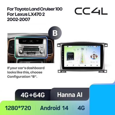 Teyes cc4L ��� Toyota Land Cruiser 100 2002-2007