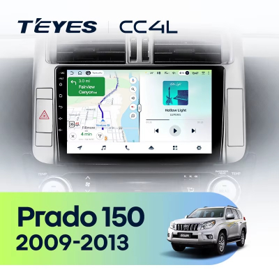 Teyes cc4L для Toyota Land Cruiser Prado 150 2009-2013 Teyes cc4L для Toyota Land Cruiser Prado 150 2009-2013