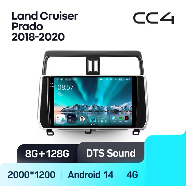 Teyes cc4 ��� Toyota Land Cruiser Prado 150 2018-2020