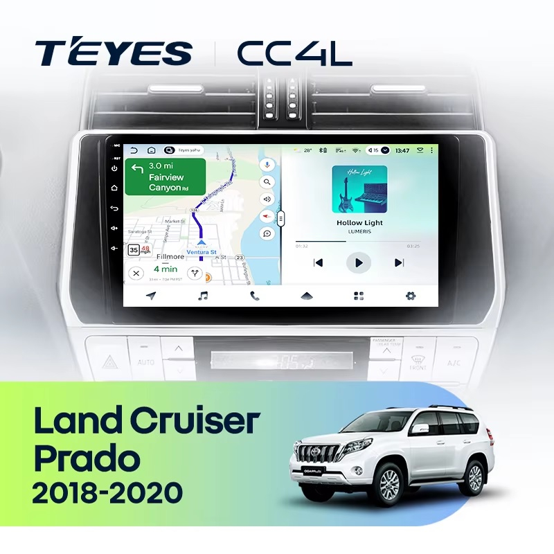 Teyes cc4L ��� Toyota Land Cruiser Prado 150 2018-2020