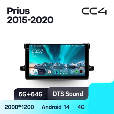 Teyes cc4 ��� Toyota Prius 2015-2020
