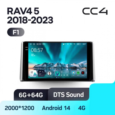 Teyes cc4 ��� Toyota RAV4 2018-2023