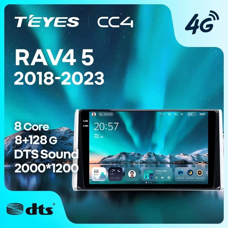 Teyes cc4 для Toyota RAV4 2018-2023 Teyes cc4 для Toyota RAV4 2018-2023