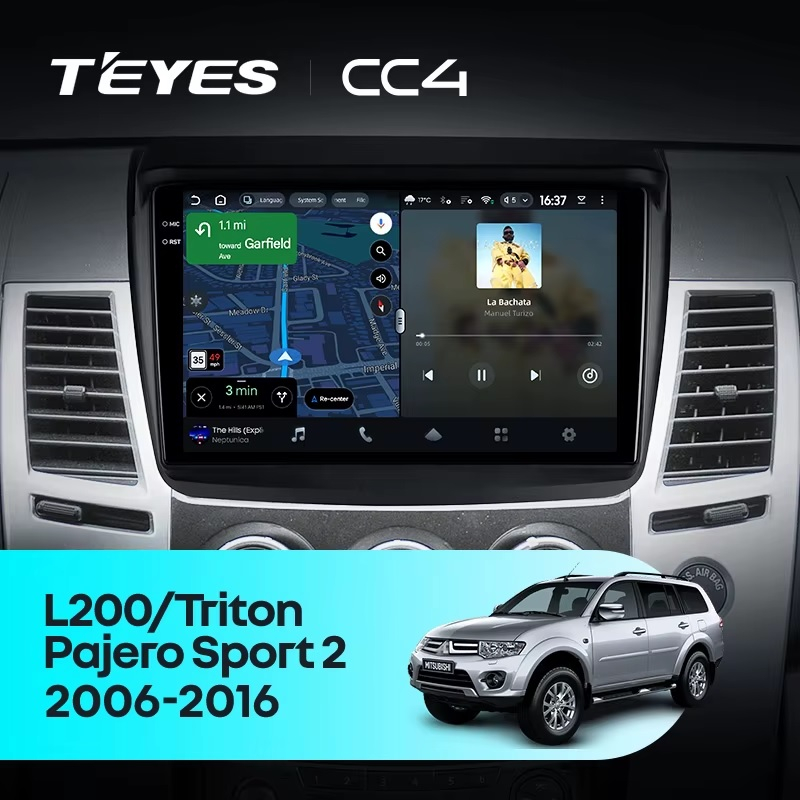 Teyes cc4 для Mitsubishi L200 Pajero Sport 2006-2012 Teyes cc4 для Mitsubishi L200 Pajero Sport 2006-2012