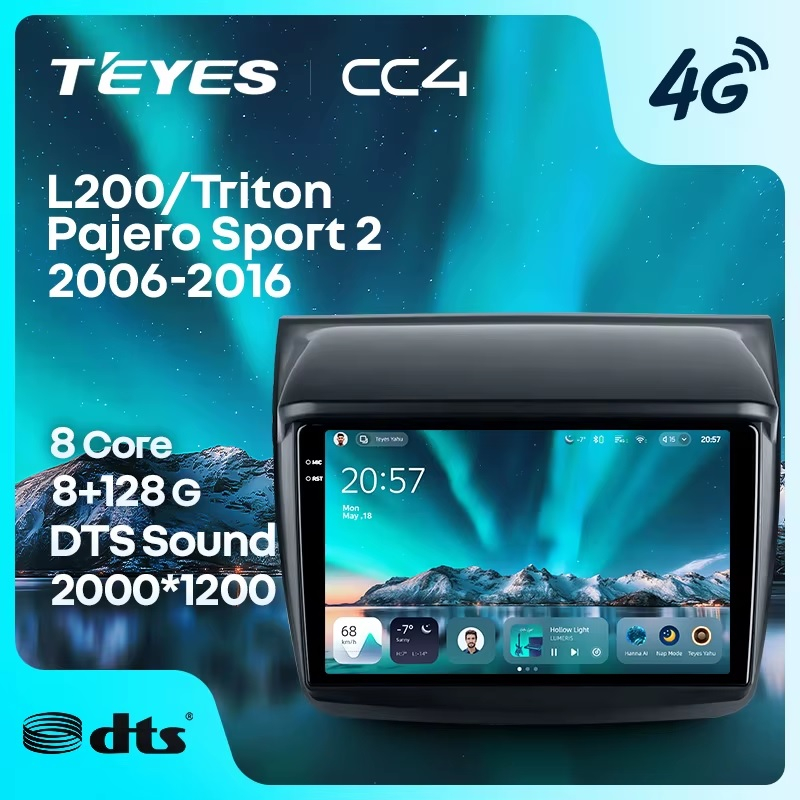 Teyes cc4 для Mitsubishi L200 Pajero Sport 2006-2012 Teyes cc4 для Mitsubishi L200 Pajero Sport 2006-2012