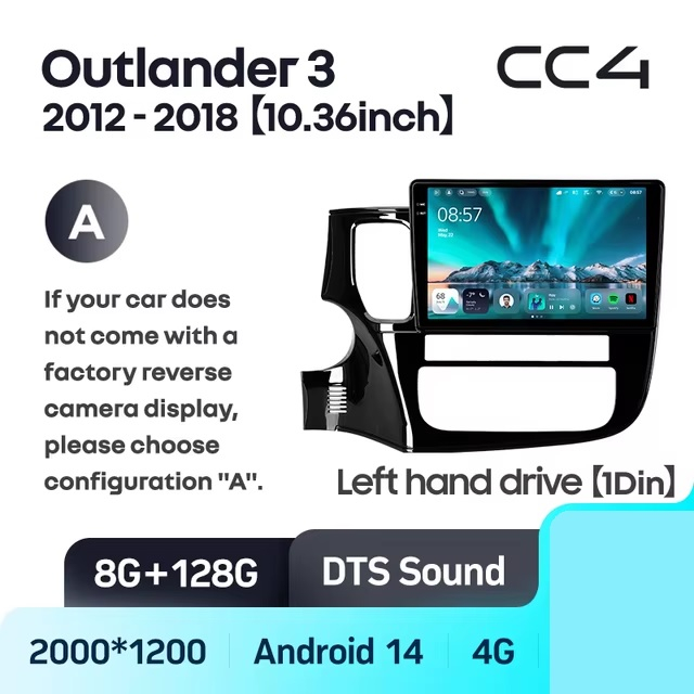 Teyes cc4 для Mitsubishi Outlander 3 2012-2018 10 Teyes cc4 для Mitsubishi Outlander 3 2012-2018 10