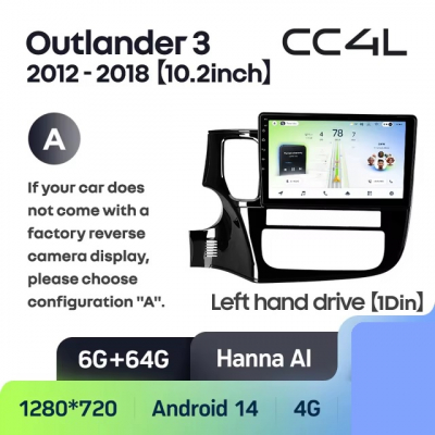 Teyes cc4L для Mitsubishi Outlander 3 2012-2018 10 Teyes cc4L для Mitsubishi Outlander 3 2012-2018 10