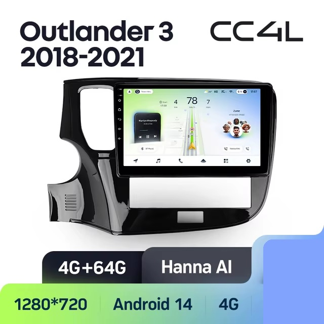 Teyes cc4L для Mitsubishi Outlander 3 2018-2021 Teyes cc4L для Mitsubishi Outlander 3 2018-2021