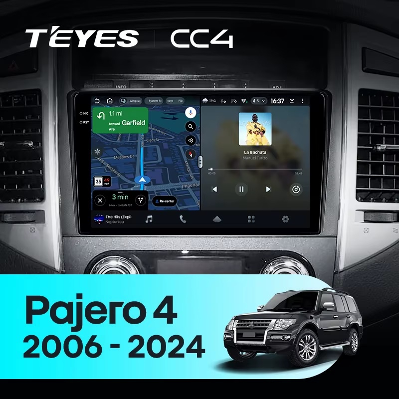 Teyes cc4 для Mitsubishi Pajero 4 Teyes cc4 для Mitsubishi Pajero 4