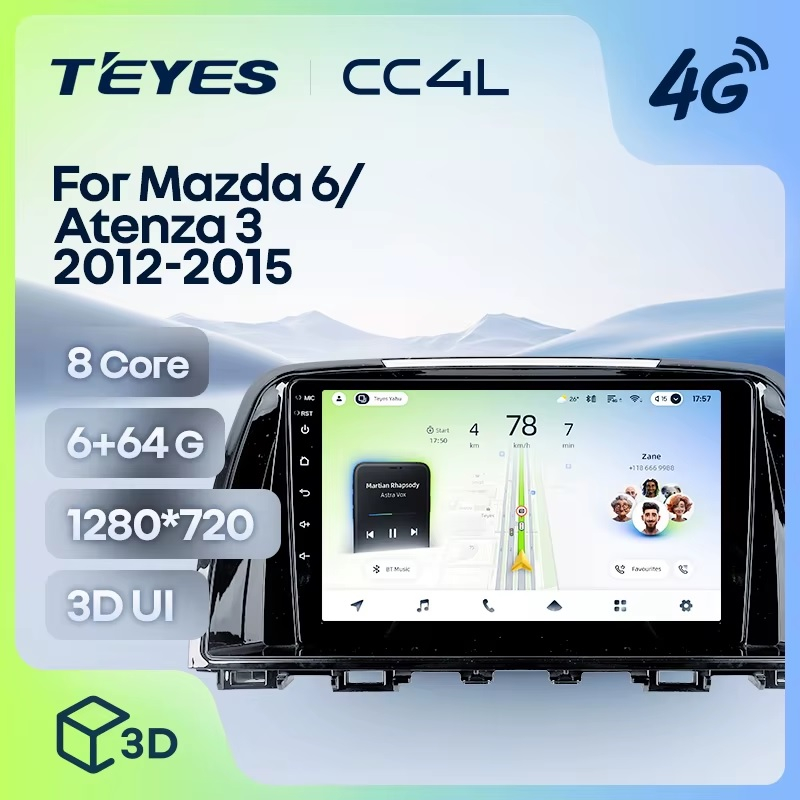 Teyes cc4L ��� Mazda 6 2012-2015