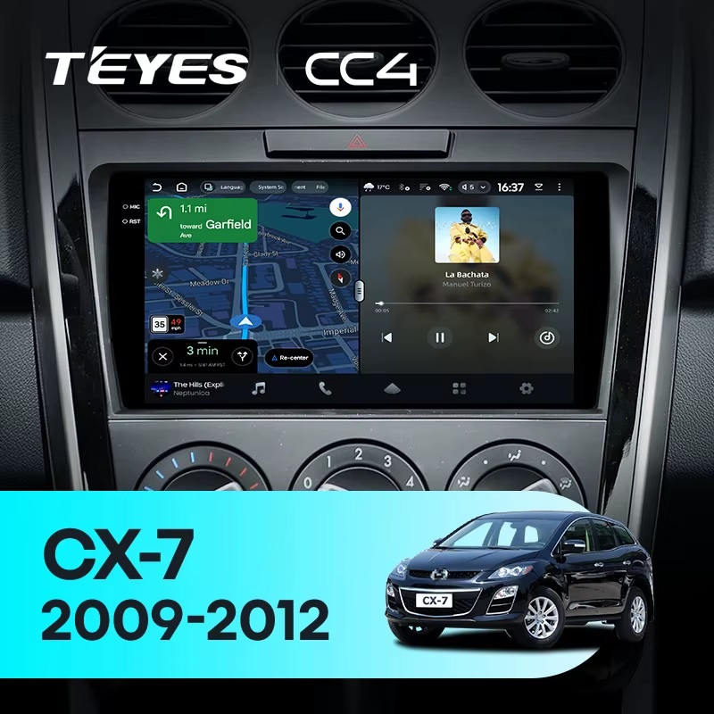Teyes cc4 для Mazda CX-7 2009-2012 Teyes cc4 для Mazda CX-7 2009-2012