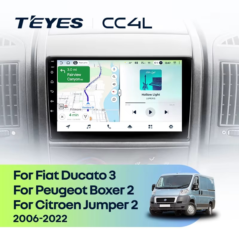 Teyes cc4L для Ducato Boxer Jumper Teyes cc4L для Ducato Boxer Jumper