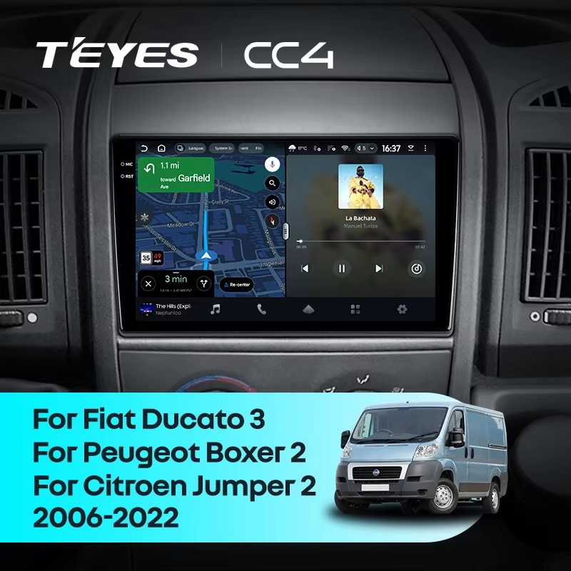 Teyes cc4 для Ducato Boxer Jumper Teyes cc4 для Ducato Boxer Jumper