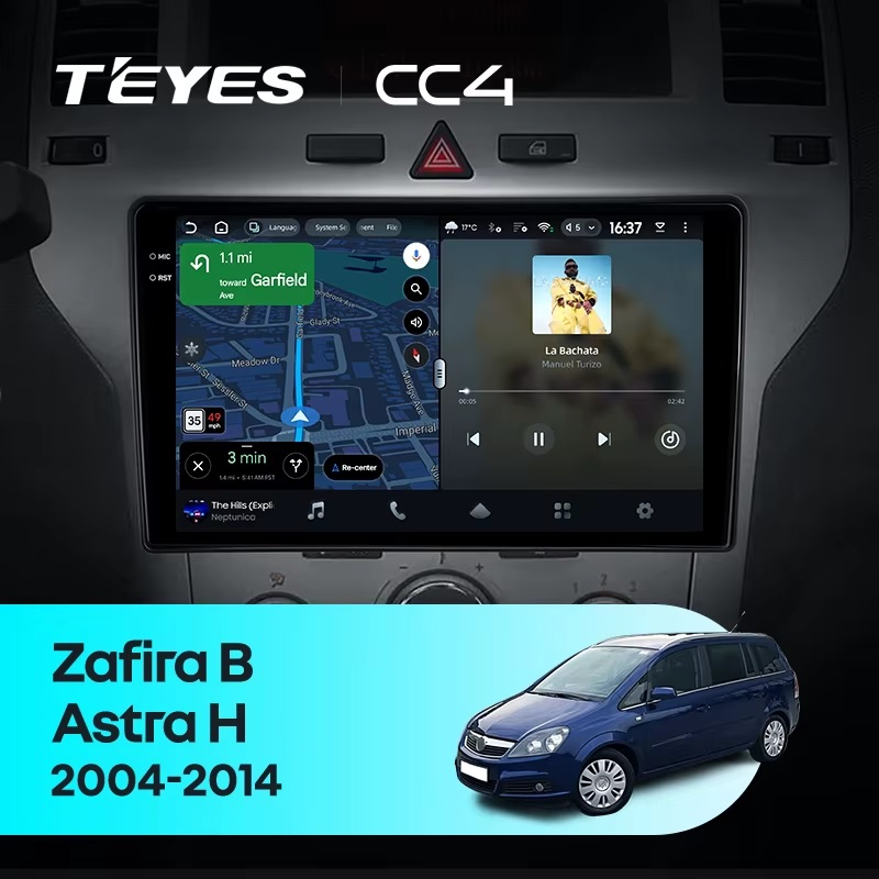 Teyes cc4 для Opel Astra H Zafira B Teyes cc4 для Opel Astra H Zafira B