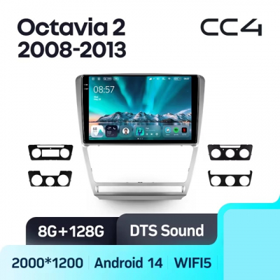 Teyes cc4 для Skoda Octavia 2008-2013 Teyes cc4 для Skoda Octavia 2008-2013