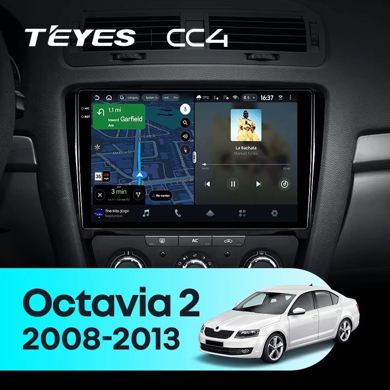 Teyes cc4 для Skoda Octavia 2008-2013 Teyes cc4 для Skoda Octavia 2008-2013