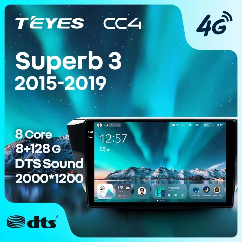 Teyes cc4 для Skoda Superb 2015-2019 Teyes cc4 для Skoda Superb 2015-2019