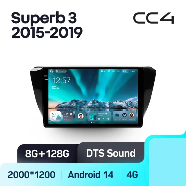 Teyes cc4 для Skoda Superb 2015-2019 Teyes cc4 для Skoda Superb 2015-2019