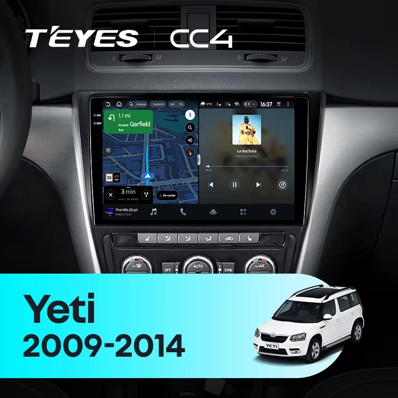 Teyes cc4 для Skoda Yeti 2009-2014 Teyes cc4 для Skoda Yeti 2009-2014