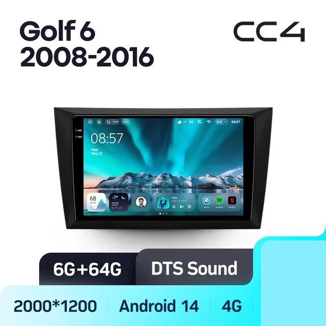 Teyes cc4 для VW Golf 2008-2016 Teyes cc4 для VW Golf 2008-2016