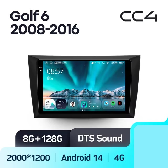 Teyes cc4 для VW Golf 2008-2016 Teyes cc4 для VW Golf 2008-2016