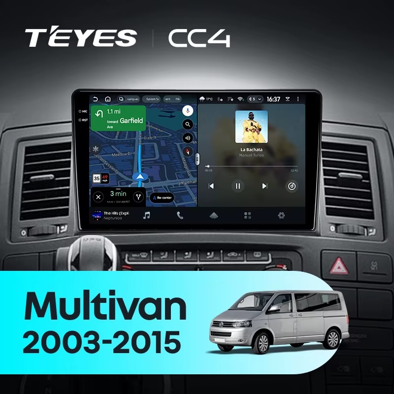 Teyes cc4 для VW Multivan 2003-2015 Teyes cc4 для VW Multivan 2003-2015