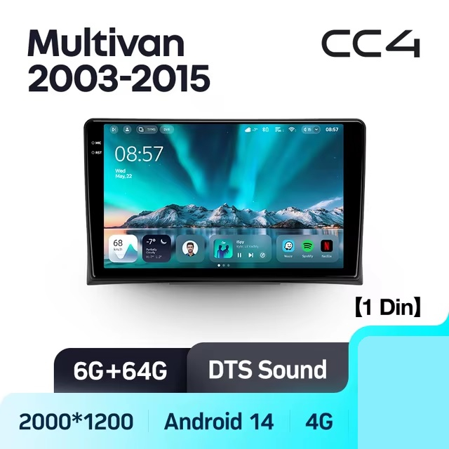 Teyes cc4 для VW Multivan 2003-2015 Teyes cc4 для VW Multivan 2003-2015
