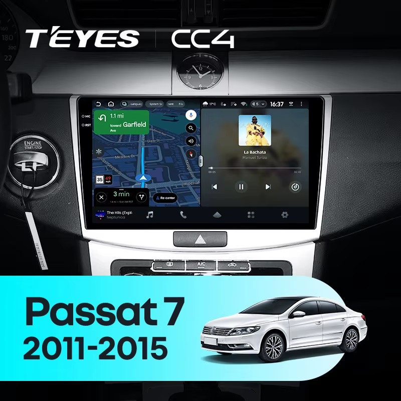 Teyes cc4 для VW Passat 2011-2015 Teyes cc4 для VW Passat 2011-2015