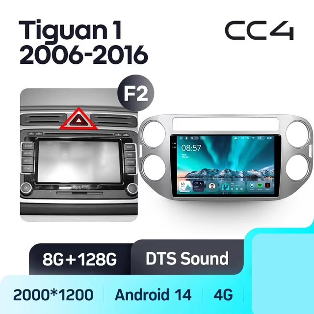 Teyes cc4 для VW Tiguan 2006-2016 Teyes cc4 для VW Tiguan 2006-2016