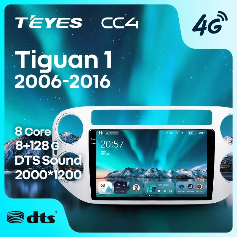 Teyes cc4 для VW Tiguan 2006-2016 Teyes cc4 для VW Tiguan 2006-2016