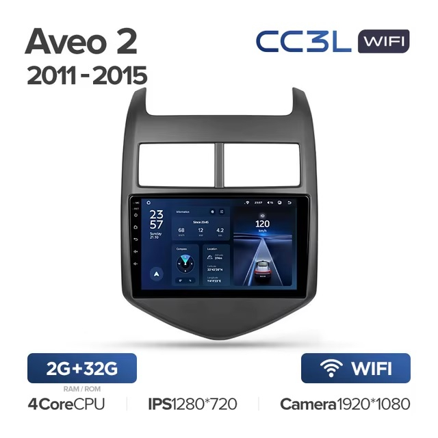 Teyes cc3L WiFi ��� Chevrolet Aveo 2011-2015