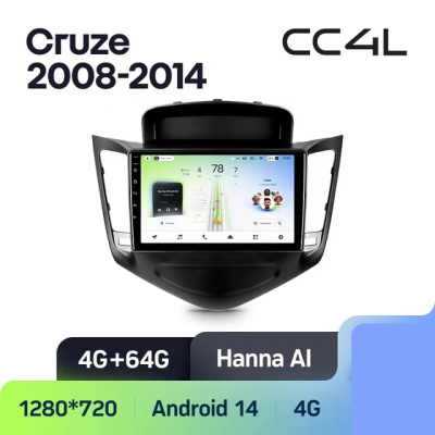 Teyes cc4L ��� Chevrolet Cruze 2008-2014