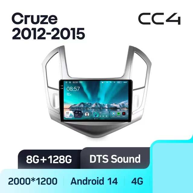 Teyes cc4 для Chevrolet Cruze 2012-2015 Teyes cc4 для Chevrolet Cruze 2012-2015