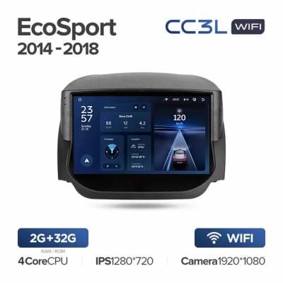 Teyes cc3L WiFi ��� Ford EcoSport 2014-2018