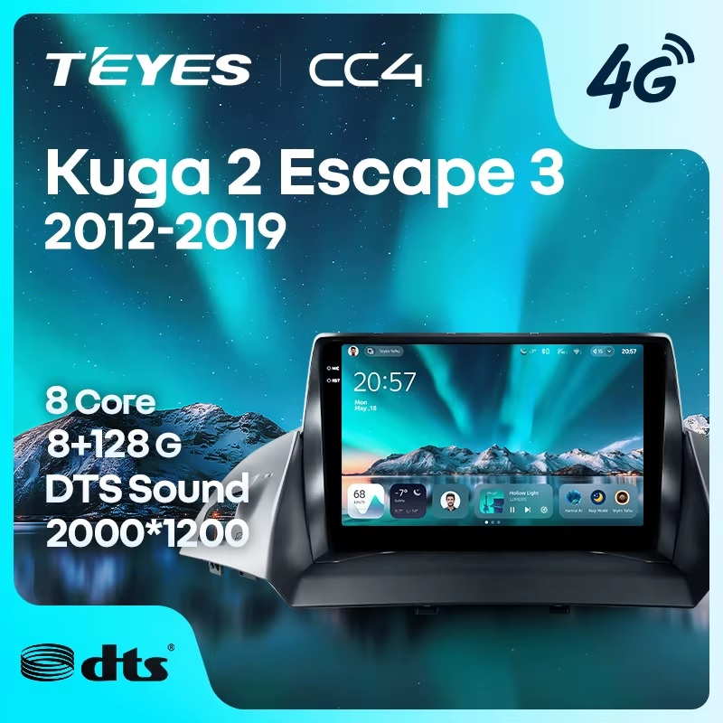 Teyes cc4 для Ford Kuga Escape 2012-2019 Teyes cc4 для Ford Kuga Escape 2012-2019