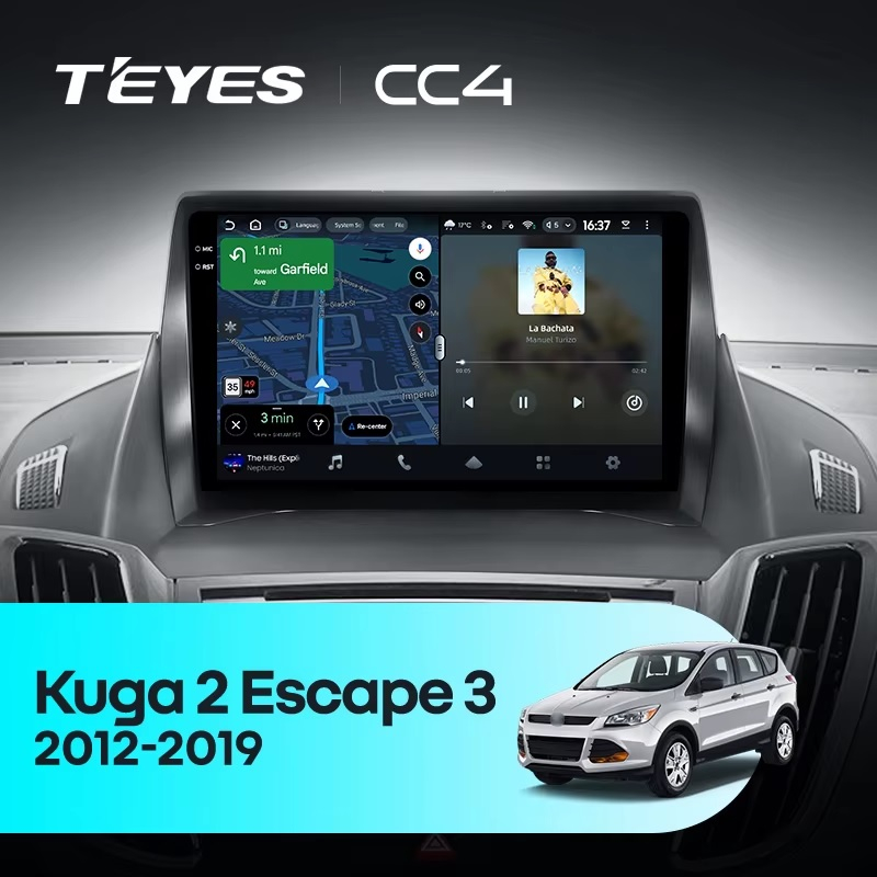 Teyes cc4 для Ford Kuga Escape 2012-2019 Teyes cc4 для Ford Kuga Escape 2012-2019