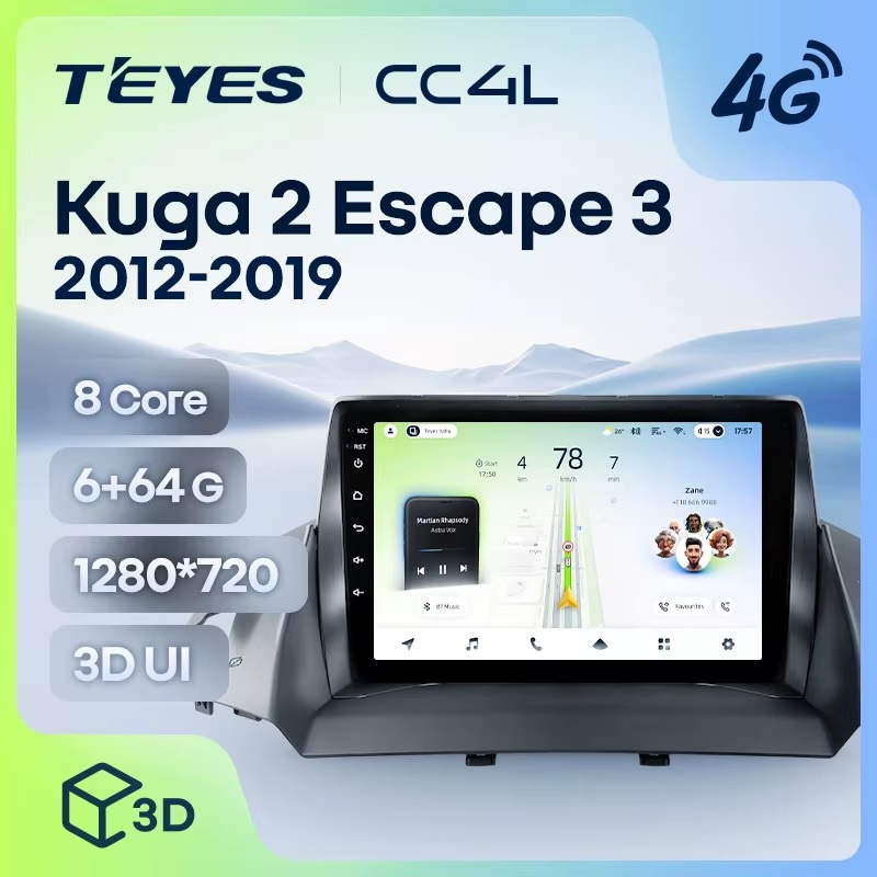 Teyes cc4L ��� Ford Kuga Escape 2012-2019