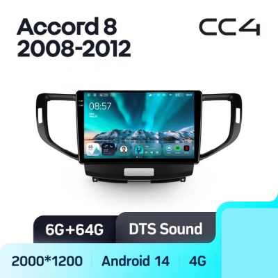 Teyes cc4 ��� Honda Accord 2008-2012