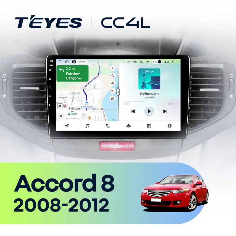 Teyes cc4L для Honda Accord 2008-2012 Teyes cc4L для Honda Accord 2008-2012