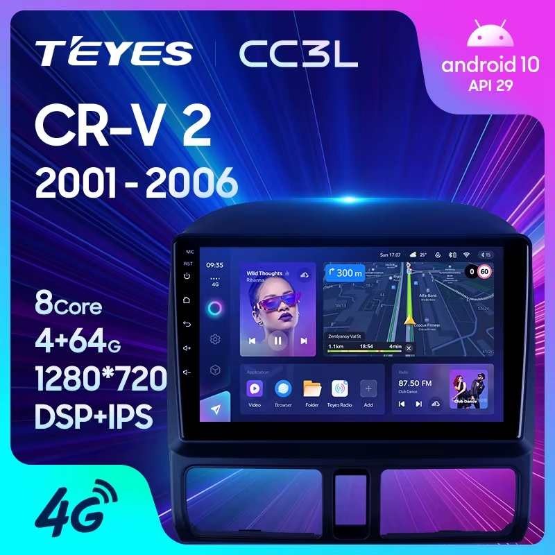 Teyes cc3L ��� Honda CR-V 2001-2006