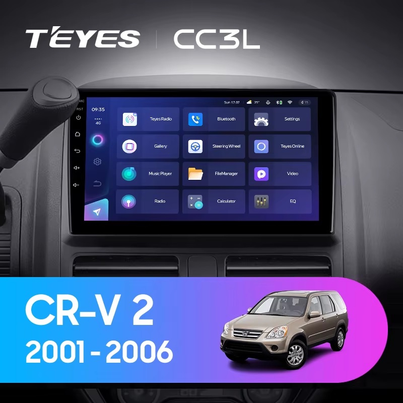 Teyes cc3L ��� Honda CR-V 2001-2006