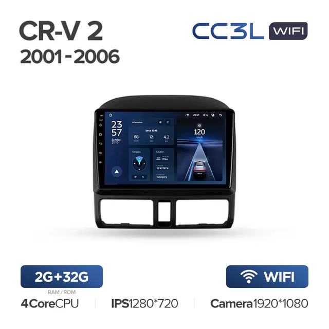 Teyes cc3L WiFi ��� Honda CR-V 2001-2006