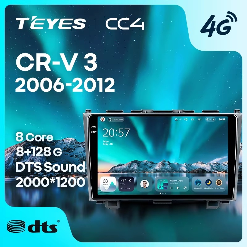 Teyes cc4 для Honda CR-V 2006-2012 Teyes cc4 для Honda CR-V 2006-2012