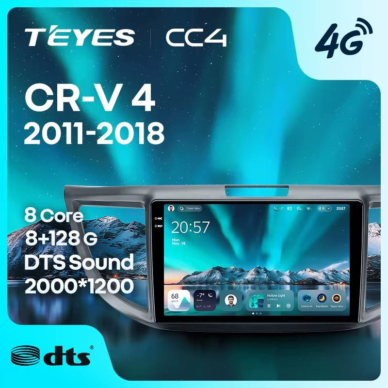 Teyes cc4 для Honda CR-V 2011-2018 Teyes cc4 для Honda CR-V 2011-2018