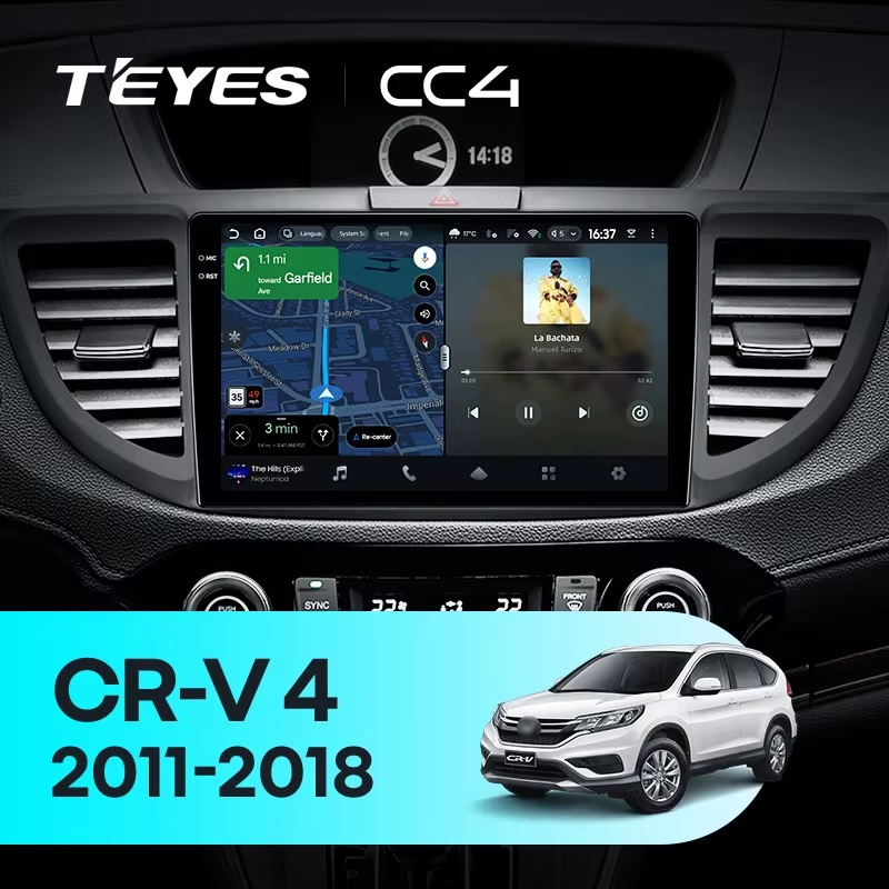 Teyes cc4 для Honda CR-V 2011-2018 Teyes cc4 для Honda CR-V 2011-2018