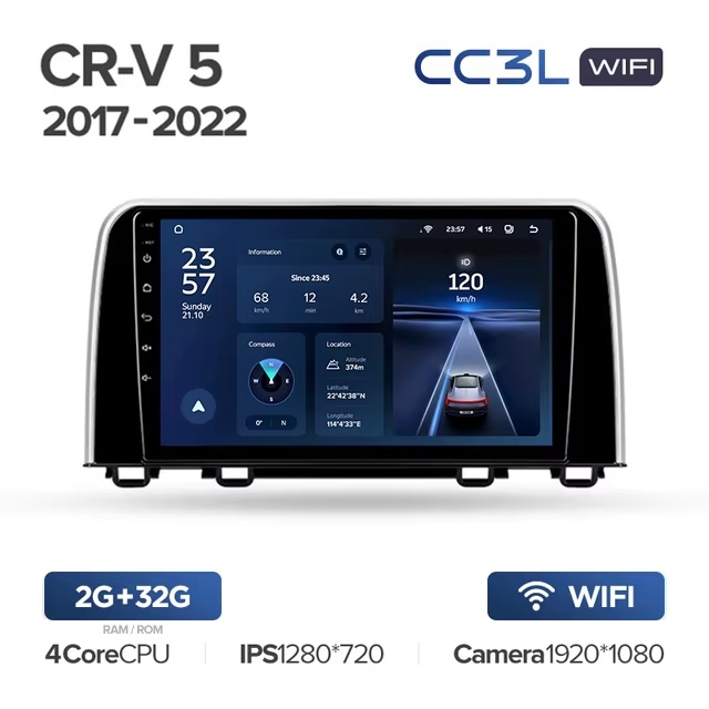 Teyes cc3L WiFi ��� Honda CR-V 2017-2022