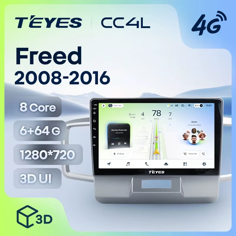 Teyes cc4L для Honda Freed 2008-2016 Teyes cc4L для Honda Freed 2008-2016