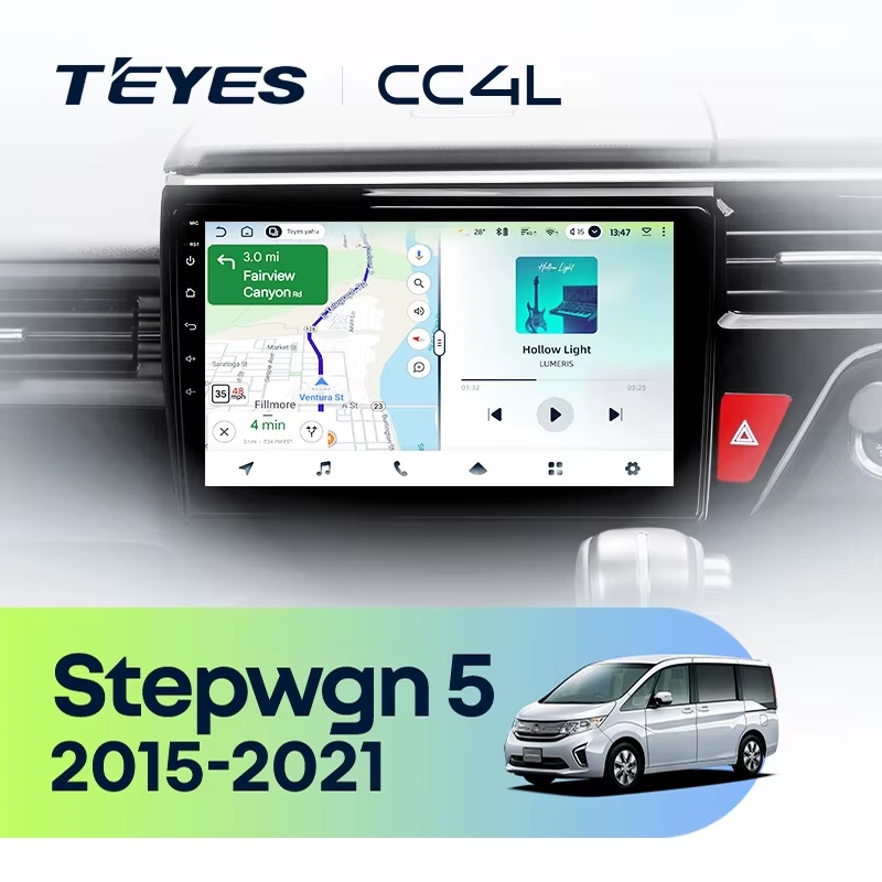 Teyes cc4L для Honda Stepwgn 2015-2021 Teyes cc4L для Honda Stepwgn 2015-2021
